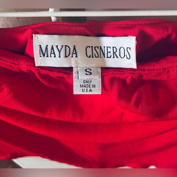 Mayda Cisneros Double Split Skirt Tube Top Set Small Beachy - Picture 6 of 9